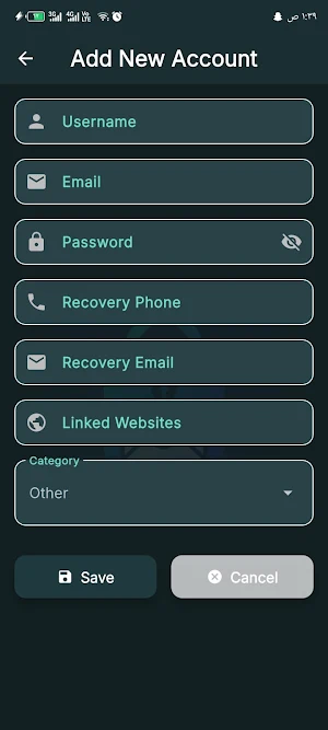 ادارة الحسابات MY-account Screenshot 2