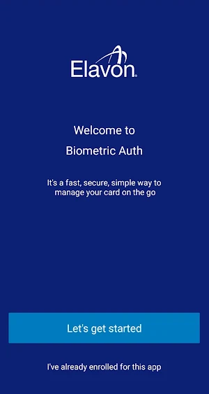 Elavon Biometric Authenticatio Screenshot 0