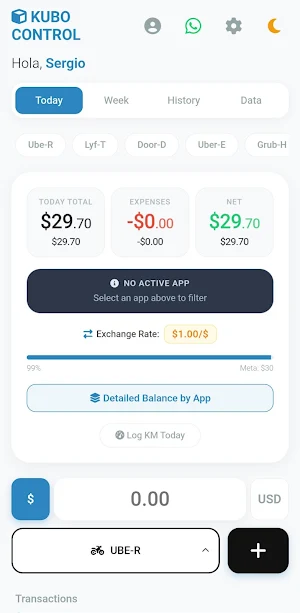Kubo Control: Track Profit Screenshot 0