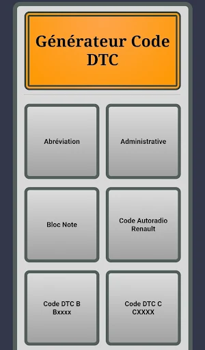 Générateur Data DTC Universel Screenshot 0