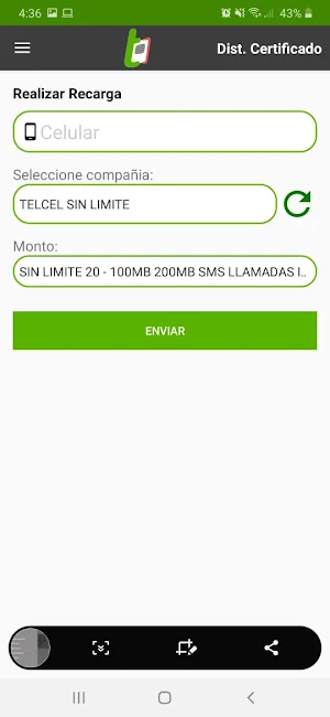 Recarga Multimarca Multiregión Screenshot 3