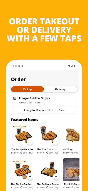 Frangos Chicken Fingers Screenshot 0