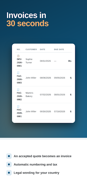 EasyQuote — Quotes & Invoices Screenshot 1