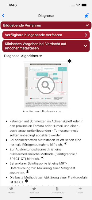 Osteoonkologie onkowissen Screenshot 1