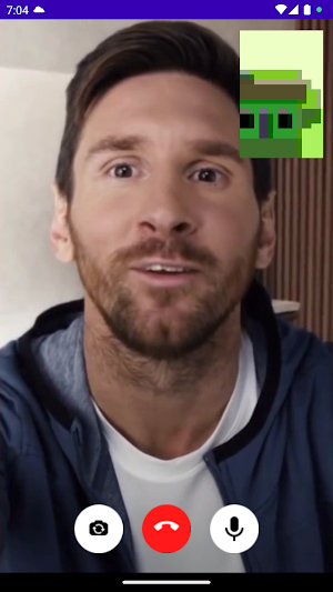Lionel Messi Fake Video Call Screenshot 0