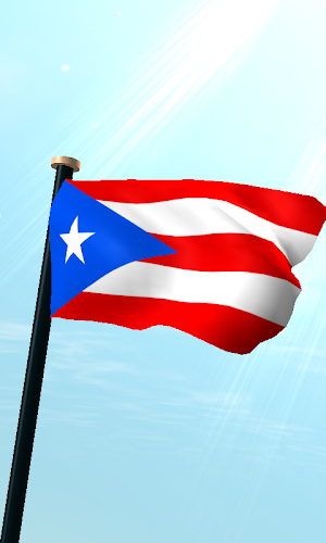 Puerto Rico Flag 3D Free Screenshot 0