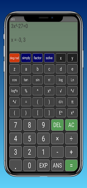 Equation Calculator Screenshot 0