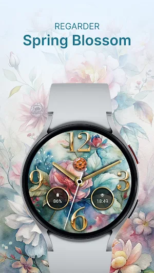 Spring Elegance Watch Face Screenshot 0