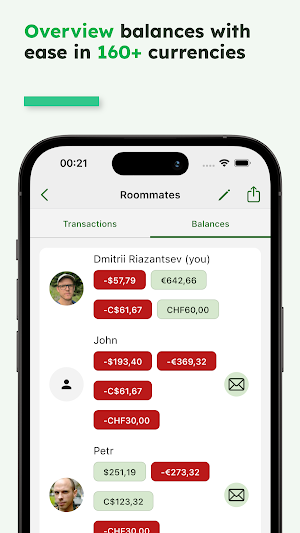 Wesplit: split bill, expenses Screenshot 2