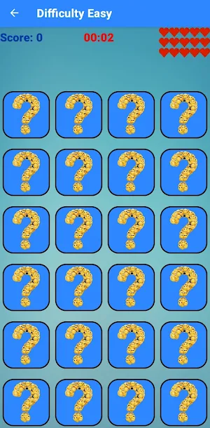 Emoji Cards Memory Matching Screenshot 1