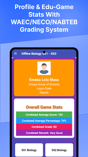 Offline Biology SS1-SS3 Screenshot 0