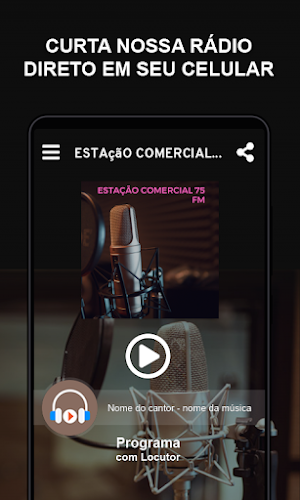 Estação comercial 75 FM Screenshot 2