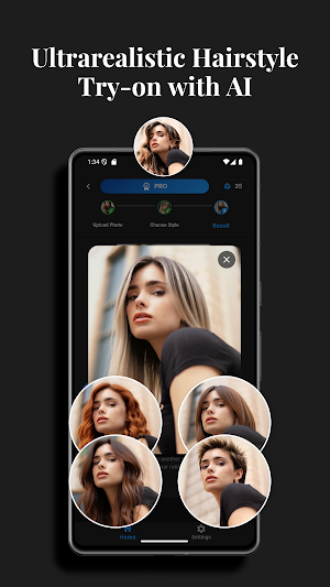 HairLook: AI Hair Try-On Screenshot 0