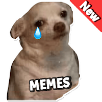 Funny Dog memes stickers WAStickerApps