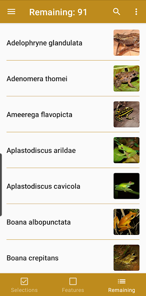 Anfíbios do Quadrilátero Screenshot 2