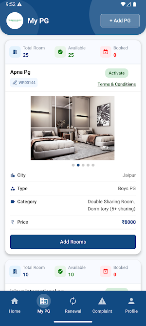 TDI Rental Management App Screenshot 1