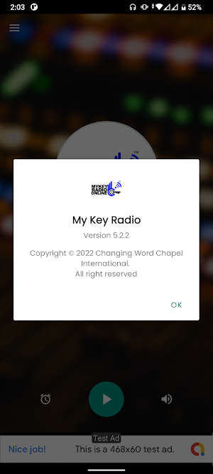 My Key Radio Online Screenshot 2