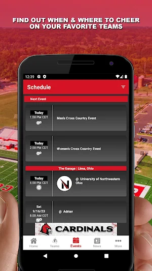Concordia Ann Arbor Cardinals Screenshot 1