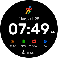 Pixel Style Plus Watch Face