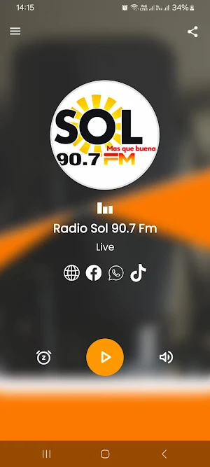Radio Sol 90.7 Fm Screenshot 1