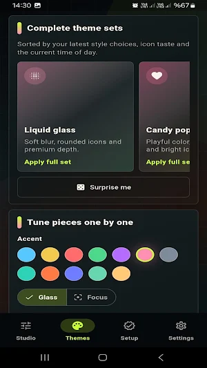 Aura Panel: Themes Screenshot 2