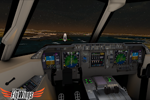 Flight Simulator Night NY HD Screenshot 2