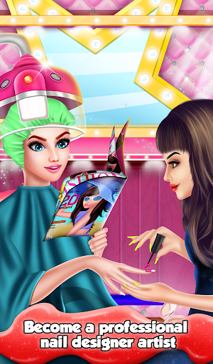Christmas Nail Salon Makeover Dressup Makeup Game Screenshot 3