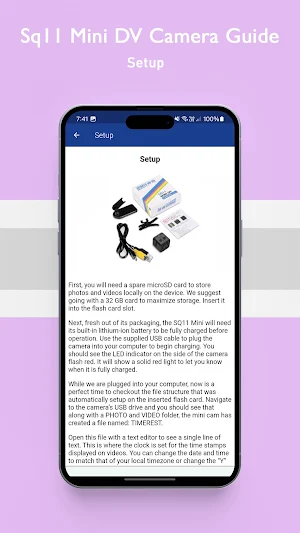 Sq11 Mini DV Camera App Guide Screenshot 3