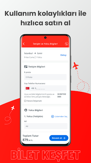 Bilet Keşfet - Uçak Bileti Screenshot 3