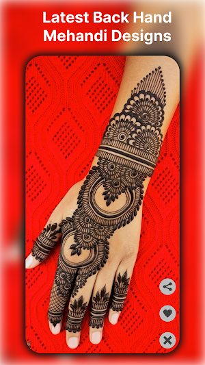 Simple Weeding Mehndi Design Screenshot 1
