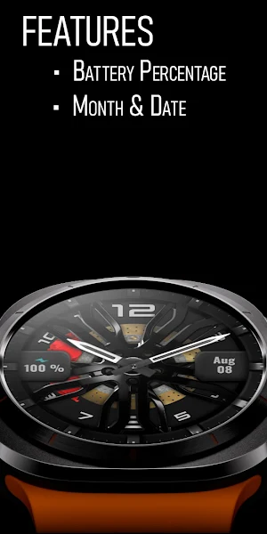 [SSP] - Mag Wheel Watch Face Screenshot 3