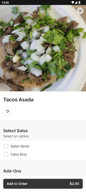 Tacos Alvizo La Guadalupana Screenshot 2