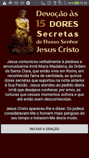 Devoção às 15 Dores de Jesus Screenshot 1