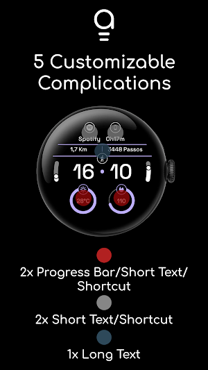 AD Flux - Watch Face Screenshot 1