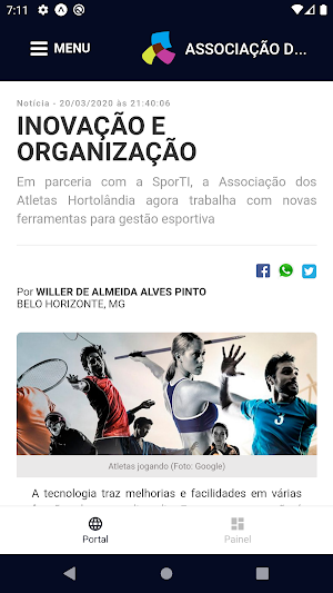 Associação Atletas Hortolândia Screenshot 2