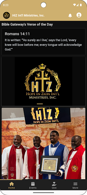 HIZ Int'l Ministries, Inc. Screenshot 1