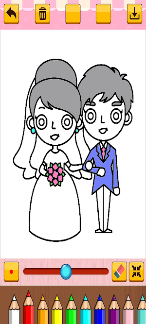 Bride Coloring Screenshot 3