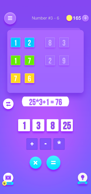 Math Games - Numbers Puzzle Screenshot 3