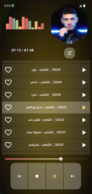 جميع اغاني الشامي 2025بدون نت Screenshot 3