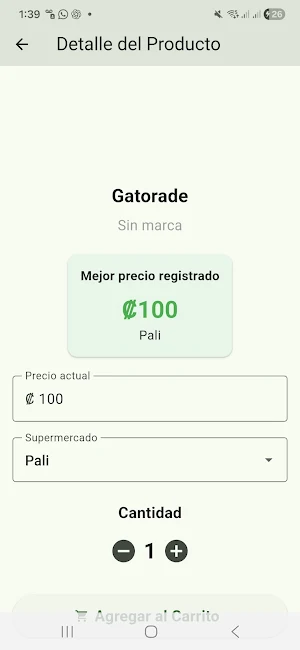 Carrito Inteligente Screenshot 1