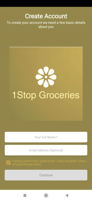 1Stop Groceries Screenshot 2