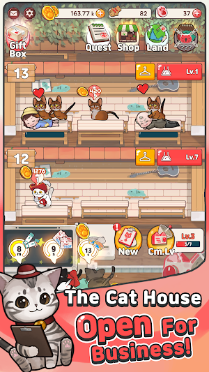 Idle Kitty Tycoon Screenshot 1