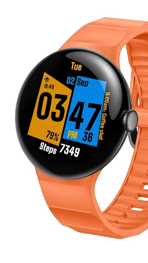 Pixeledge watch face Screenshot 0