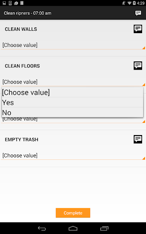 PPro Food Safety App Screenshot 1