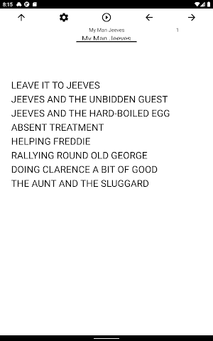 Book, My Man Jeeves Screenshot 2