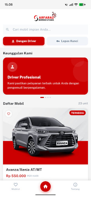 Sewa Mobil Jakarta Screenshot 3