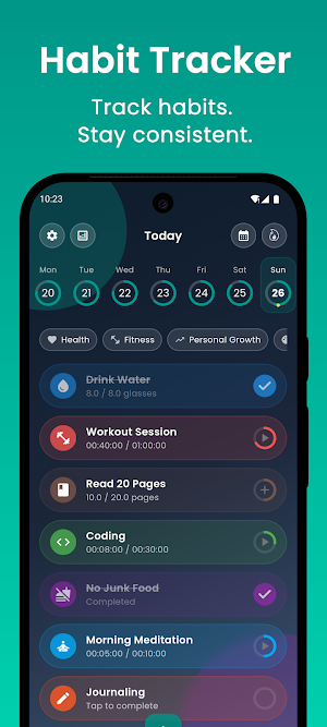 Habit Tracker - StreakAura Screenshot 0