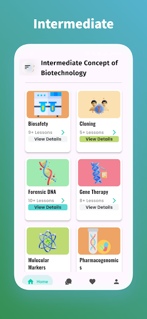 Learn Biotechnology Tutorials Screenshot 1