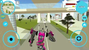 Super Robot Fire Truck Transform: Robot Games Screenshot 2