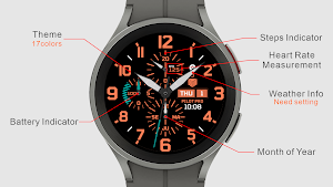 IWF PilotPro Flat II watchface Screenshot 0